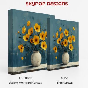 Yellow Cosmos Flower Art