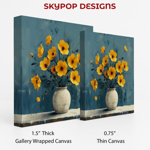 Yellow Cosmos Flower Art