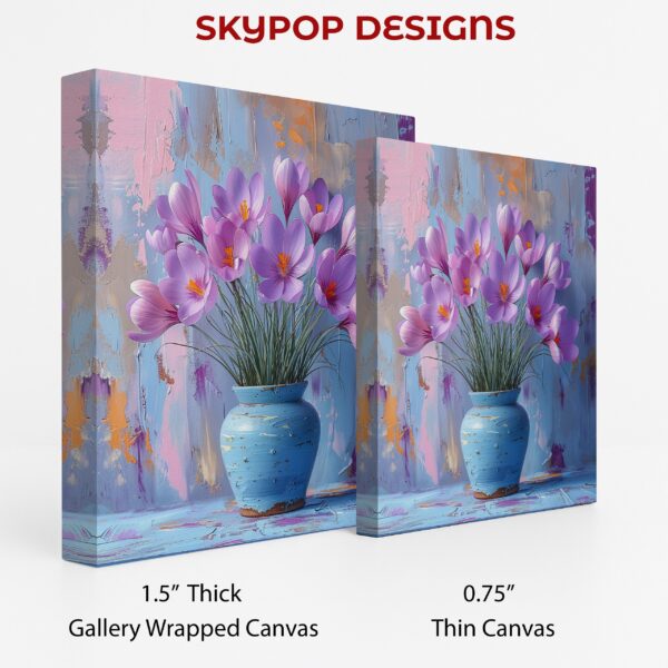 Crocus Vase Art