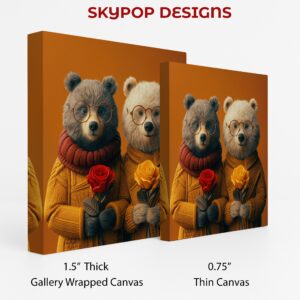 Bear with Roses Art