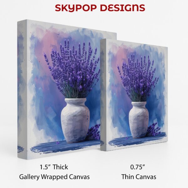 Lavender Fields Vase Art