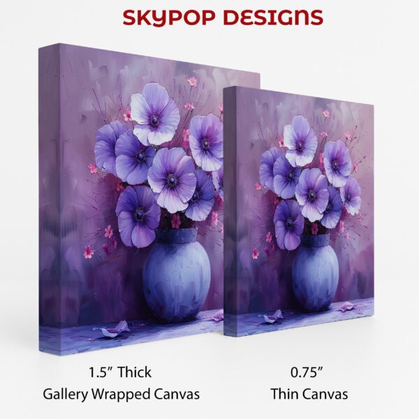 Purple Poppy Garden Art