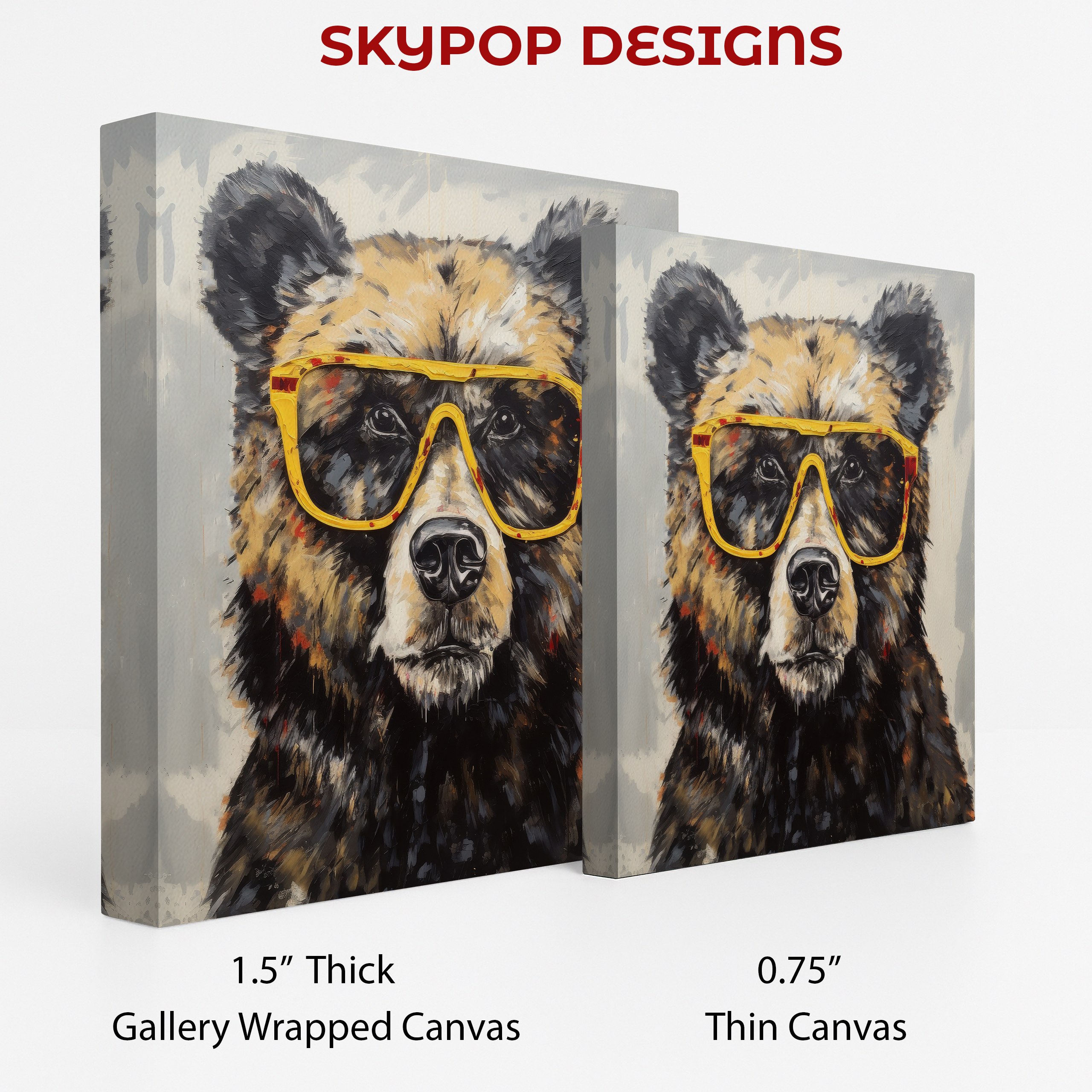 2.jpg Hipster Bear Art