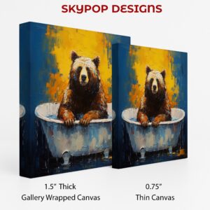 Bear Bathtub Bliss Art