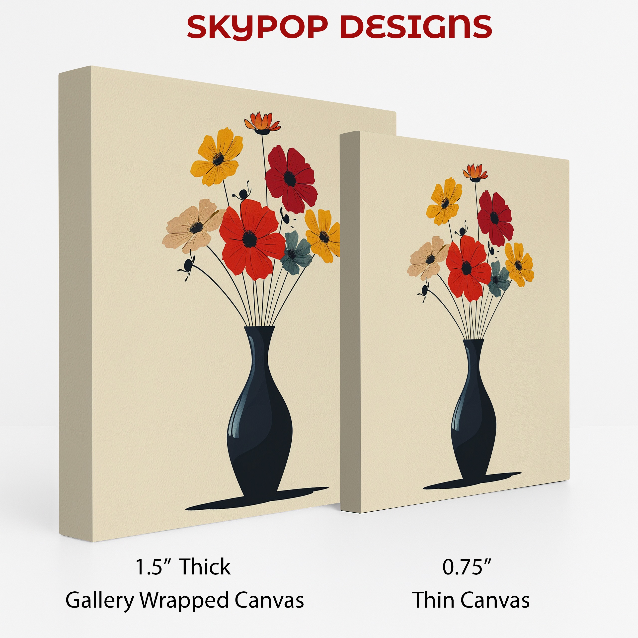 2.jpg Colorful Bouquet Vase Art