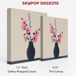Pink Hibiscus Vase Art