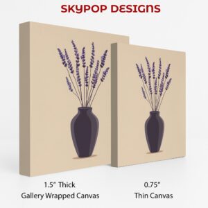 Lavender Vase Art