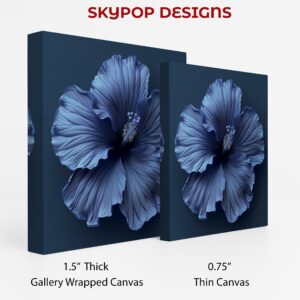 Blue Hibiscus Art