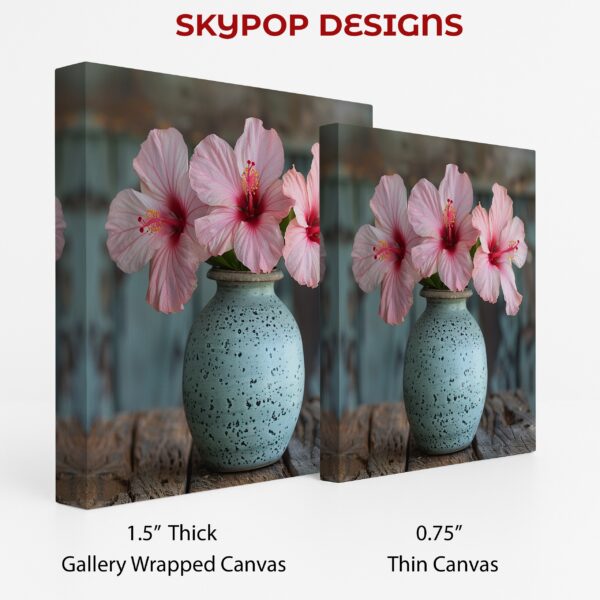 Hibiscus Vase Art