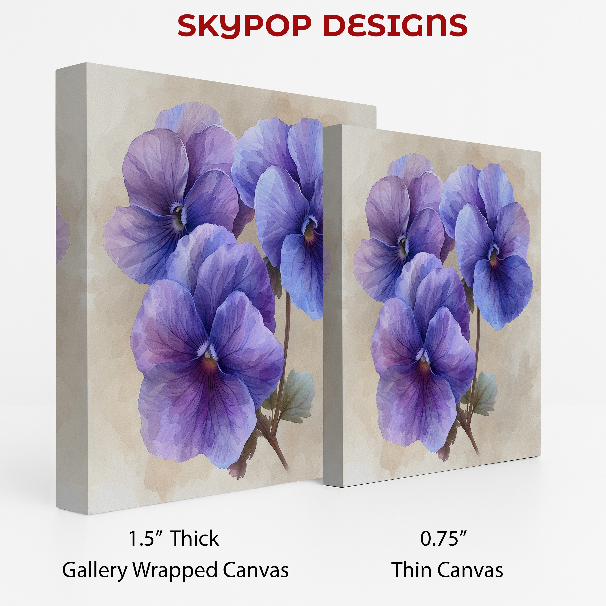 2.jpg Pansy Blooms Art