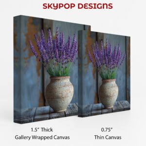 Lavender Vase Art