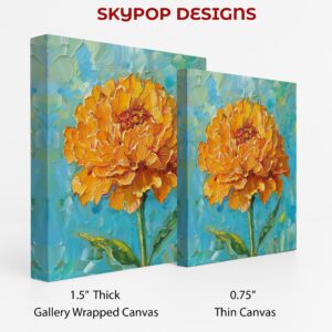 Marigold Bloom Art