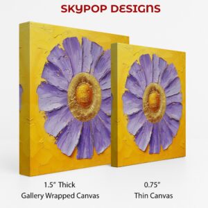 Purple Daisy Art