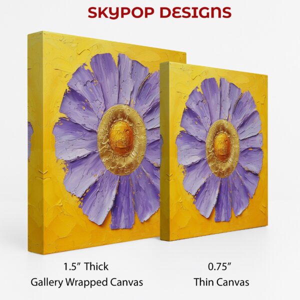 Purple Daisy Art