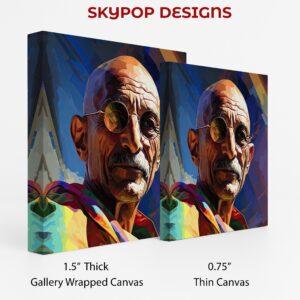 Gandhi Visionary Portrait Art