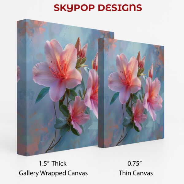 Pink Azalea Blooms Art