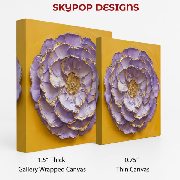 Golden Peony Bloom Art