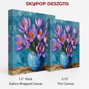 Crocus Flower Art