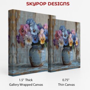 Pansy Vase Art