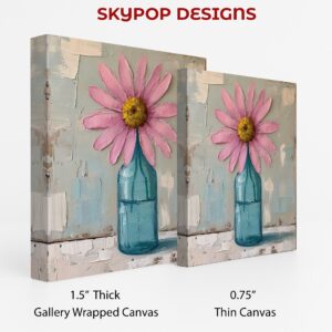 Pink Daisy Art