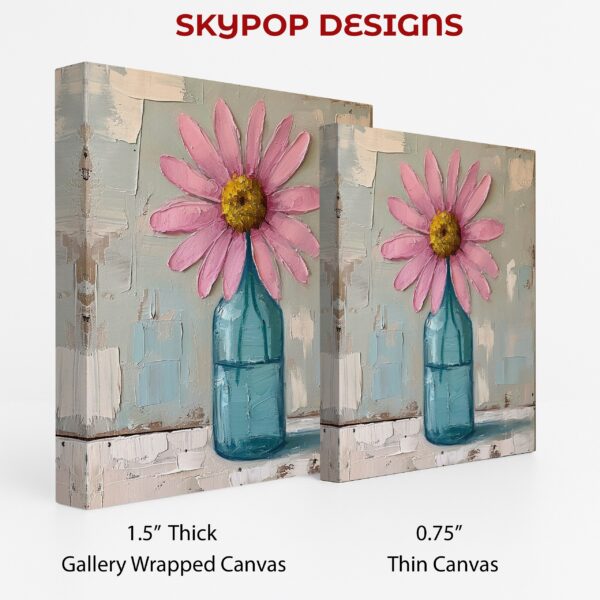 Pink Daisy Art