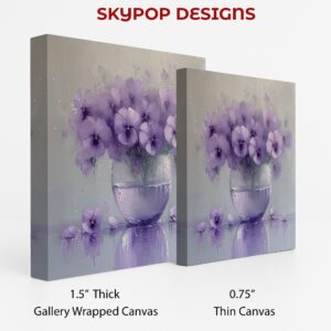 Pansy Vase Art
