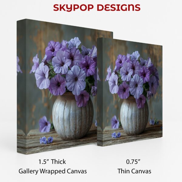 Purple Petunia Bouquet Art