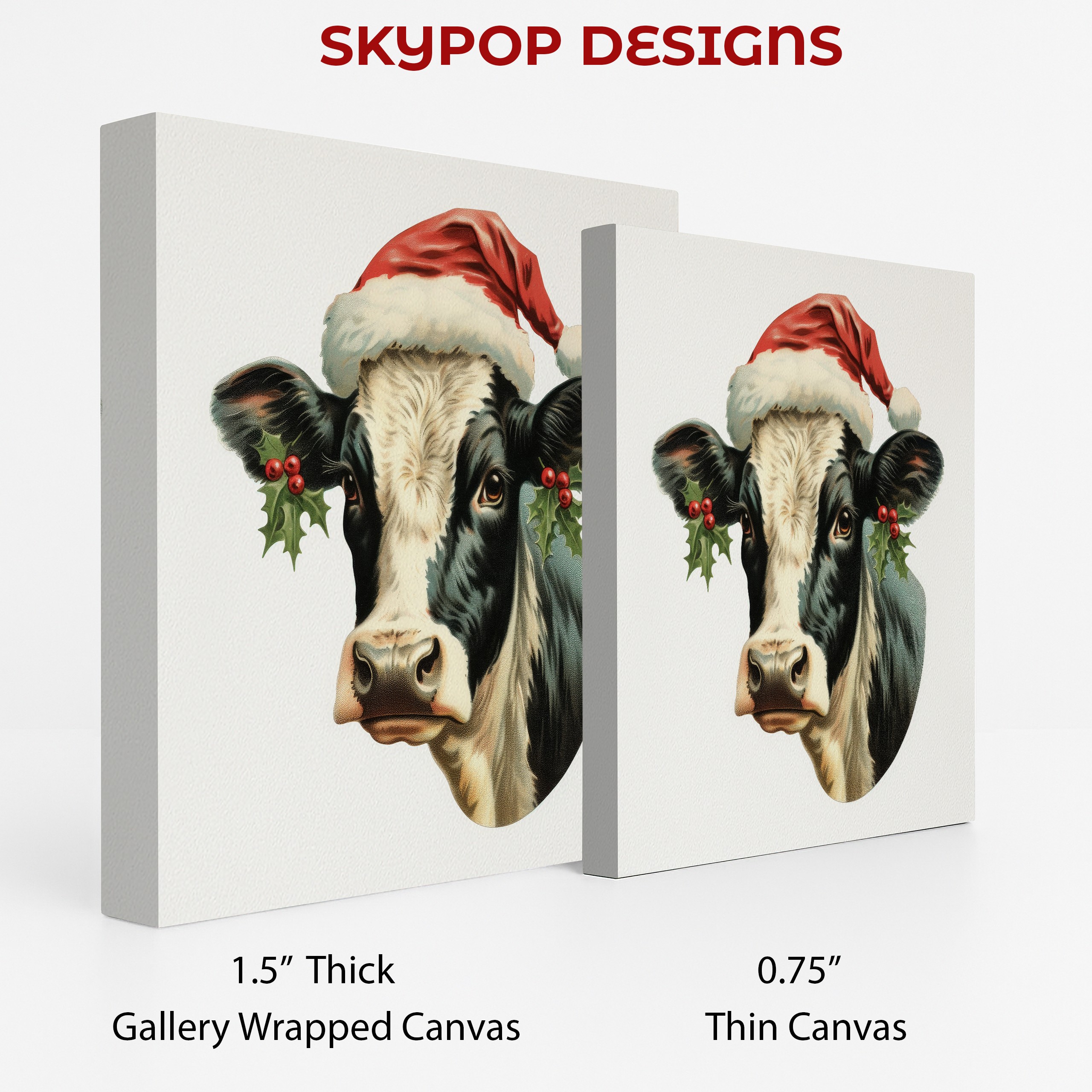 2.jpg Highland Cow Christmas Art