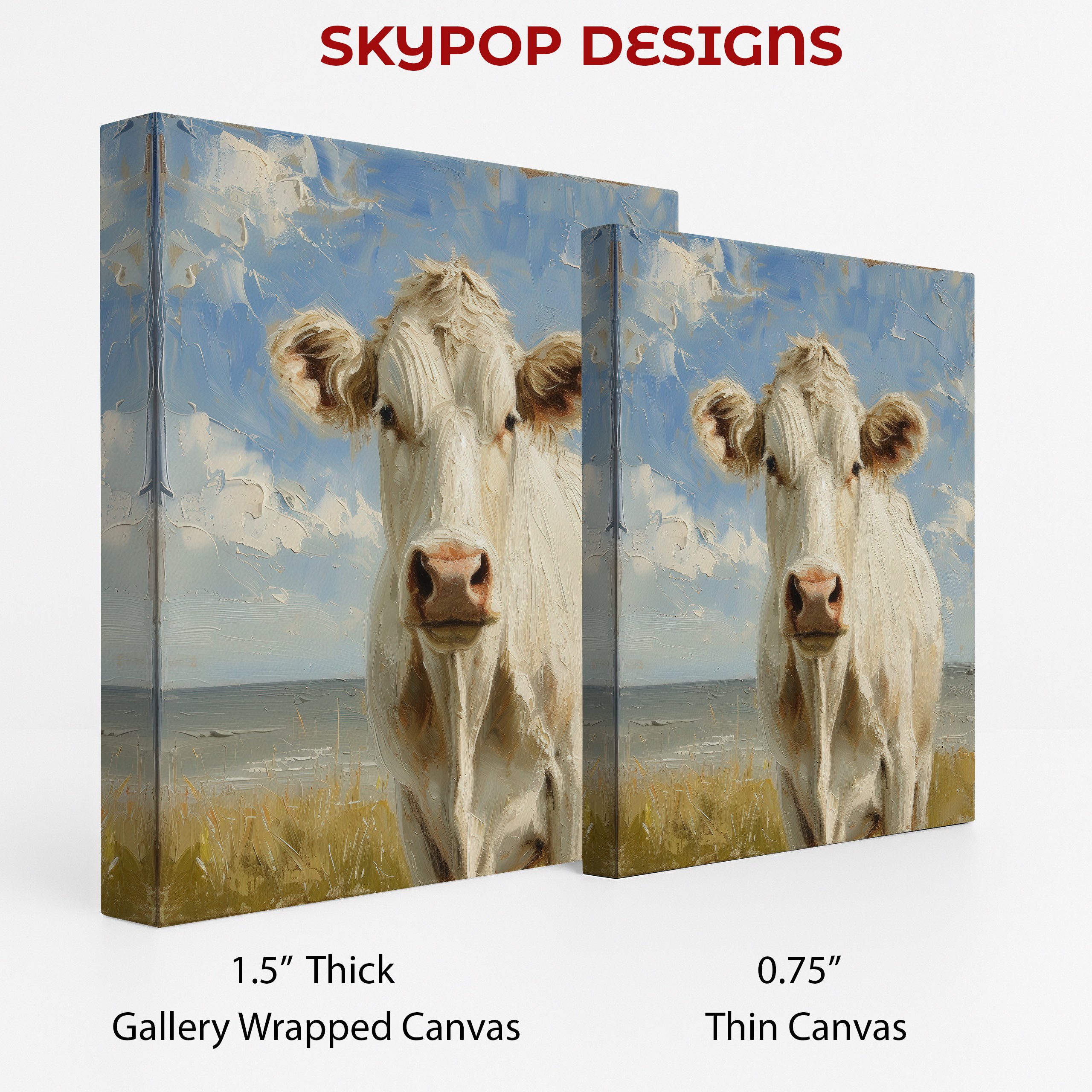 2.jpg Highland Cow In The Field Art