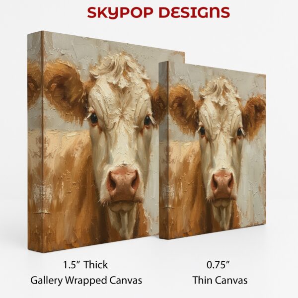 Highland Cow Portrait Art