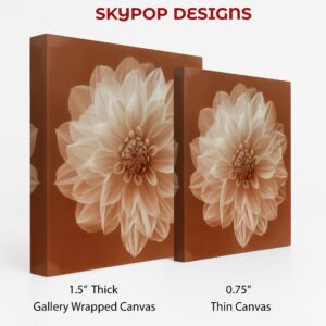Dahlia Bloom Art Poster or Canvas