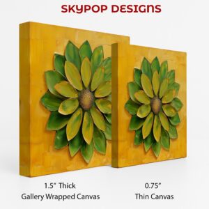Golden Petal Bloom Art
