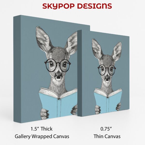 Deer Reading Art