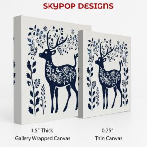 Floral Deer Art