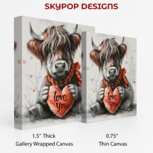 Highland Cow Art