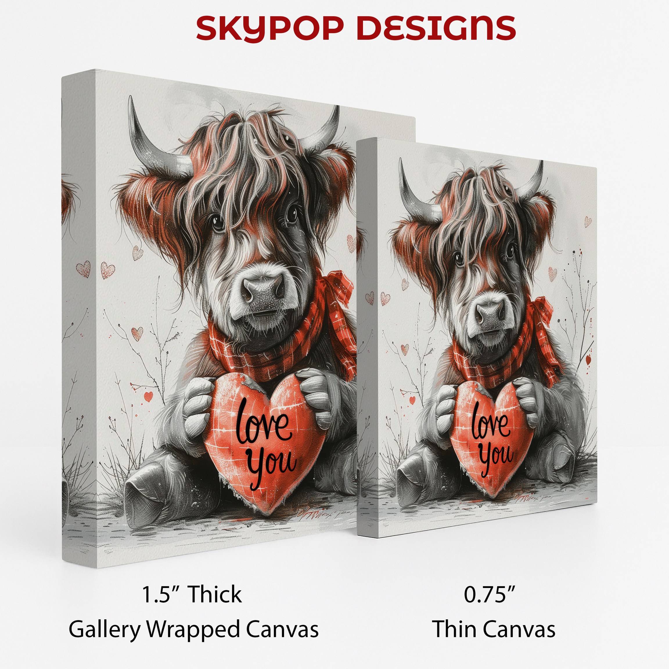 2.jpg Highland Cow Art
