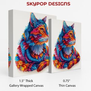 Psychedelic Cat Art