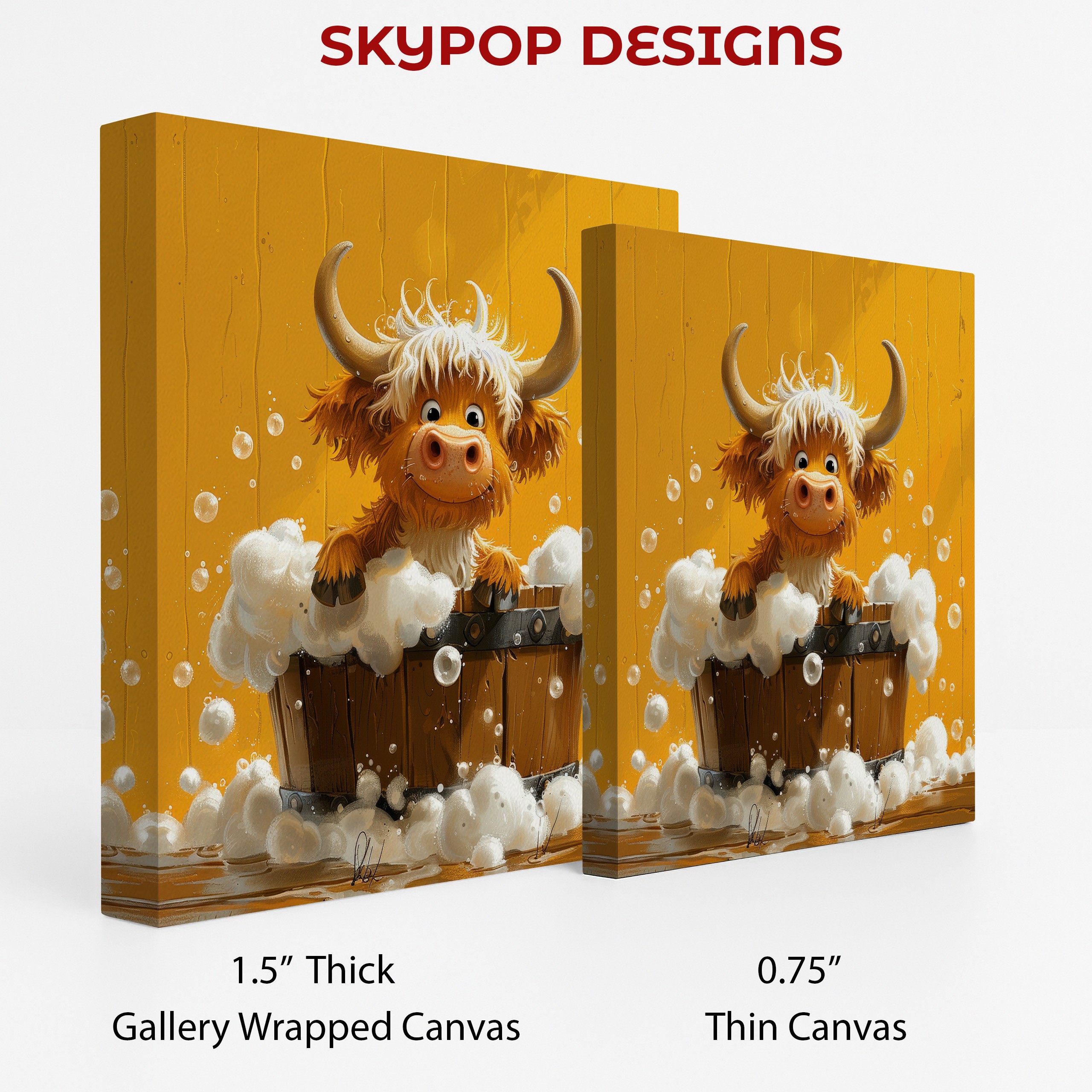2.jpg Highland Cow Art