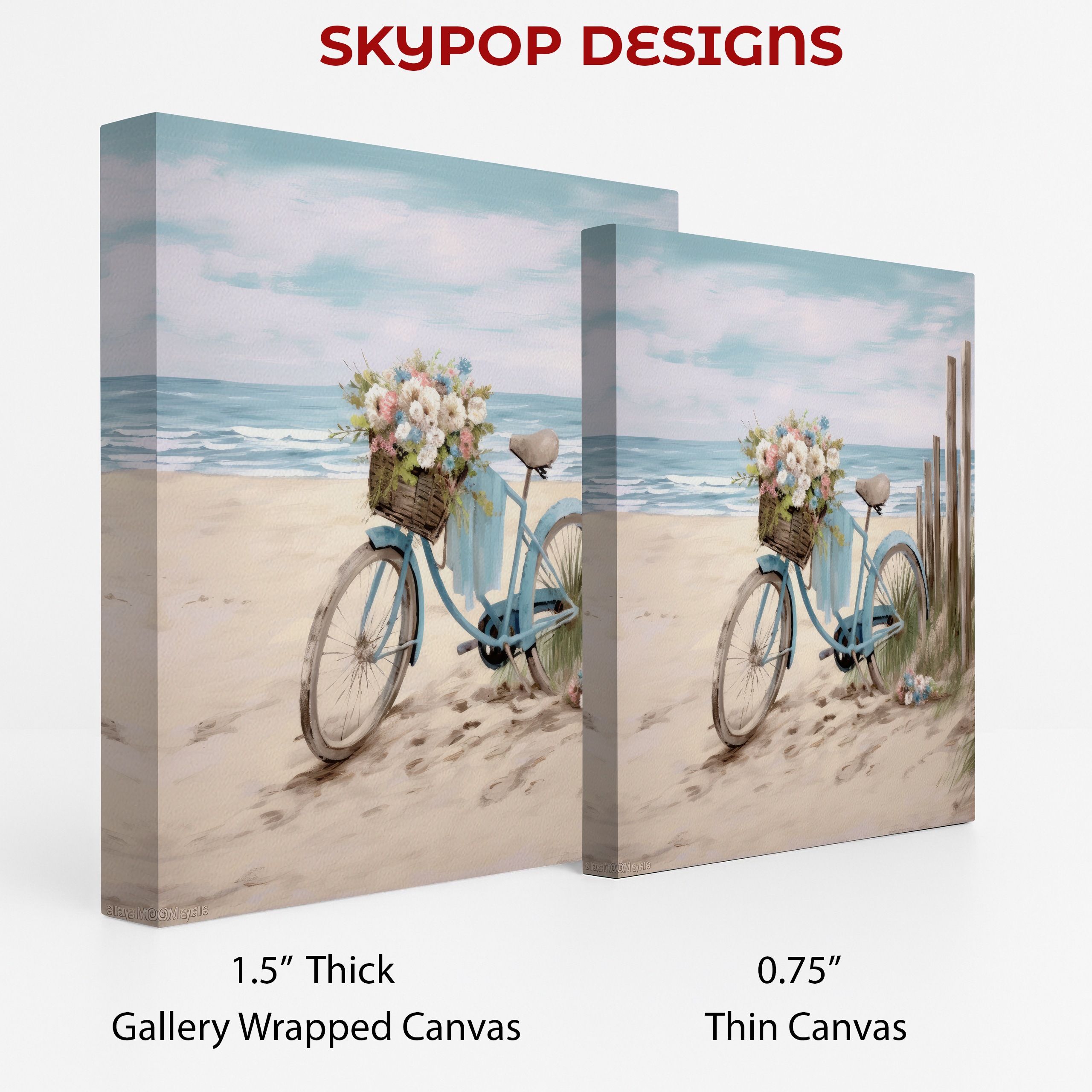 2.jpg Beach Bicycle Blossom Art