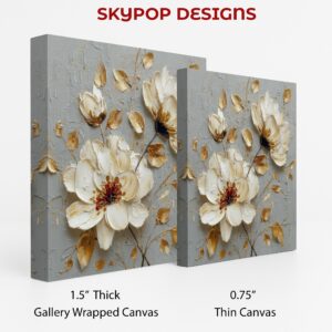 Gold Floral Art