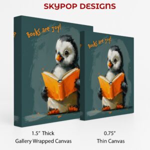 Penguin Reading Art