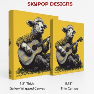 Sheep Guitar Art