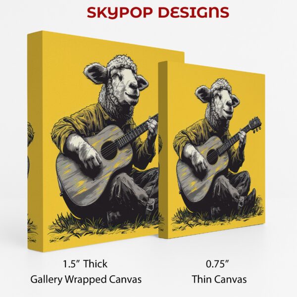 Sheep Guitar Art