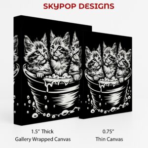 Bathtime Kitties Art