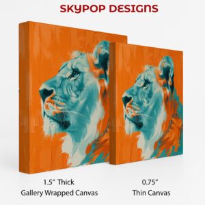 Lion Abstract Art