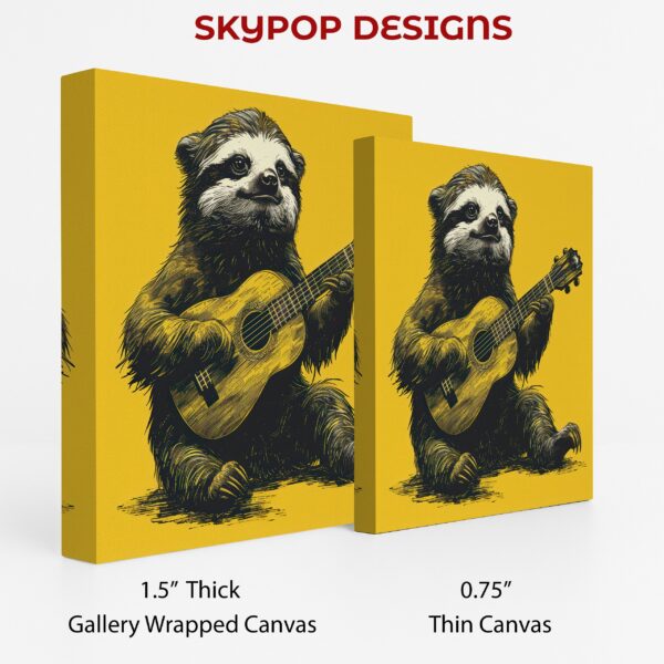 Sloth Guitar Art