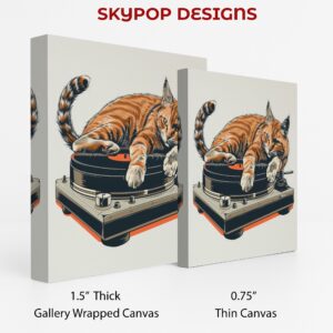 Cat DJ Vinyl Art