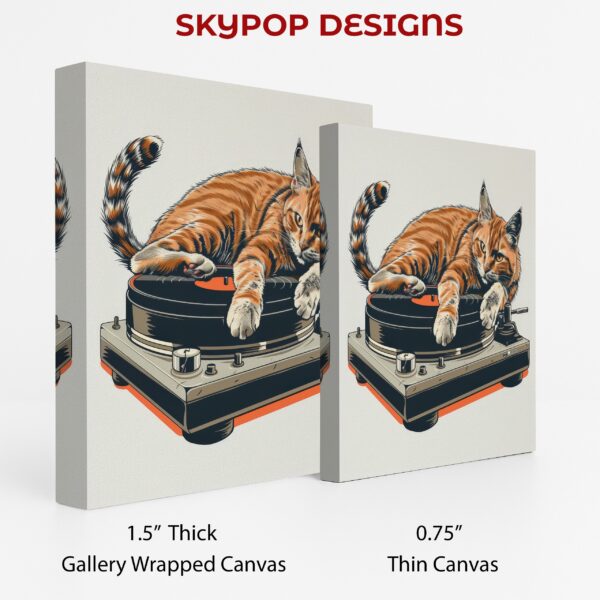 Cat DJ Vinyl Art