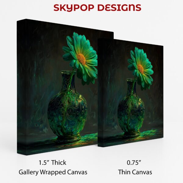 Emerald Bloom Vase Art