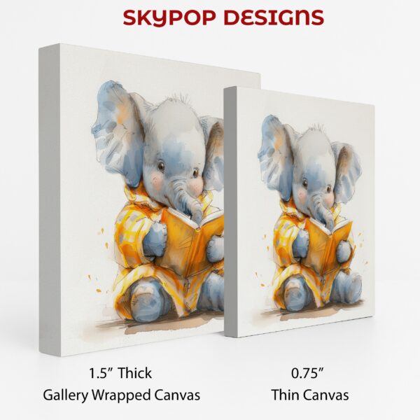 Elephant Reading Art